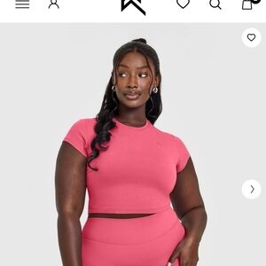 Oner Pink Baby Tee Size Medium